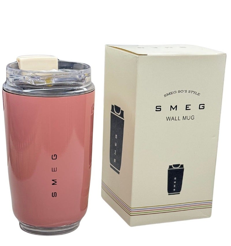 Smeg Travel Coffee Mug, 240ml Insulated Beverage Cup With Leakproof Lid, Long Lasting Coffee Tumbler With Lid, Travel Coffee Thermos - Image 5